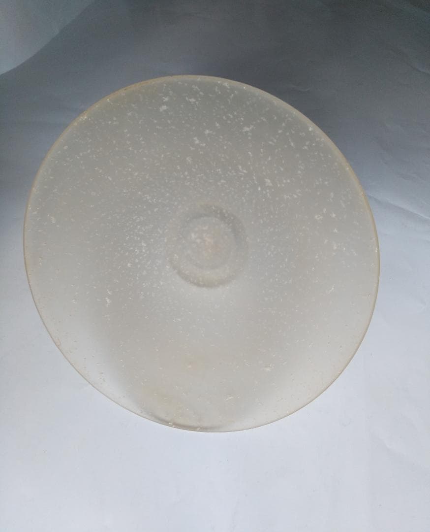 山下富生 硝子製茶碗 玻璃の匠 茶道具 抹茶碗 硝子工芸 美品 です。