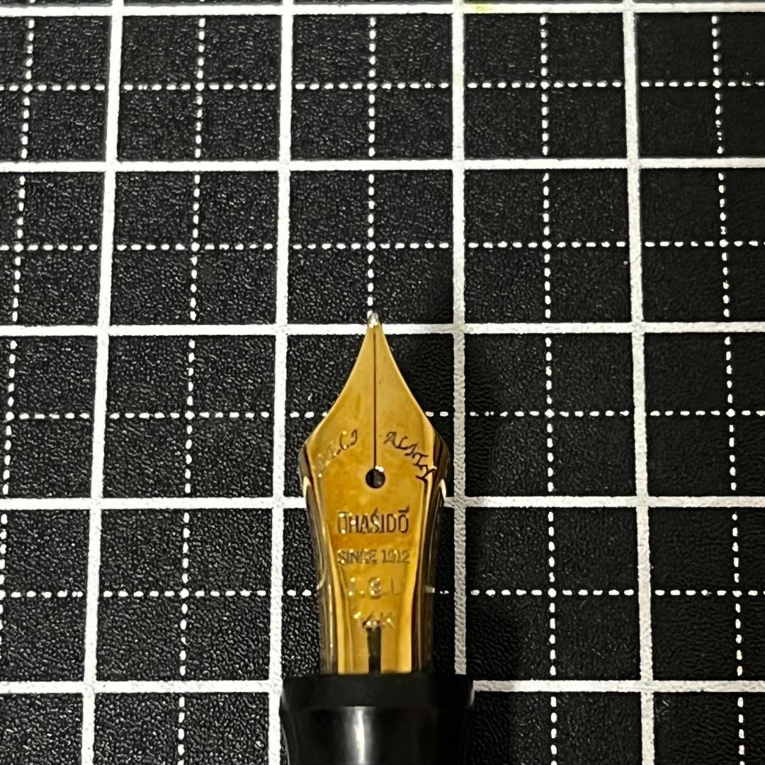 大橋堂 万年筆 オノト型 エボナイト 14K