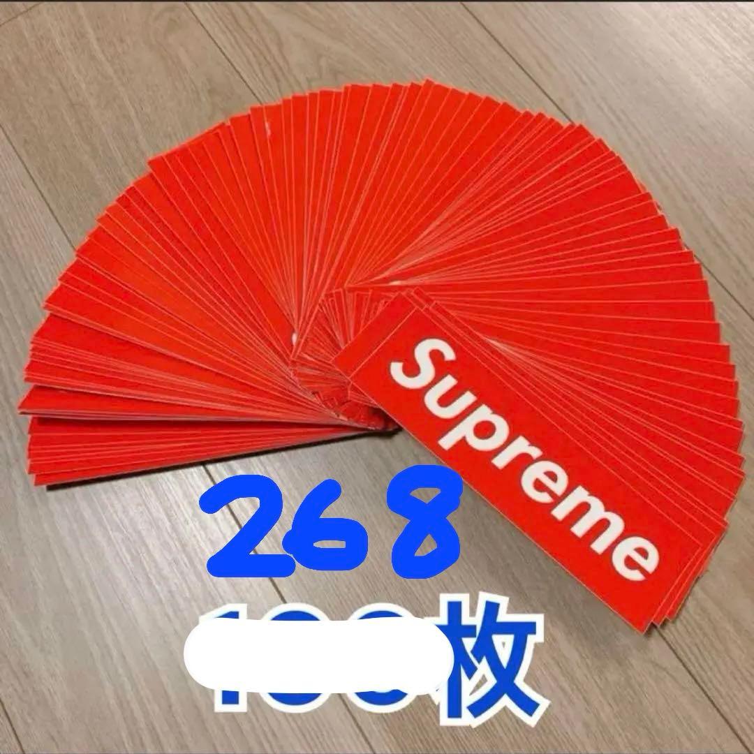 【たぬき様】Supreme ボックスロゴステッカー 268枚セット