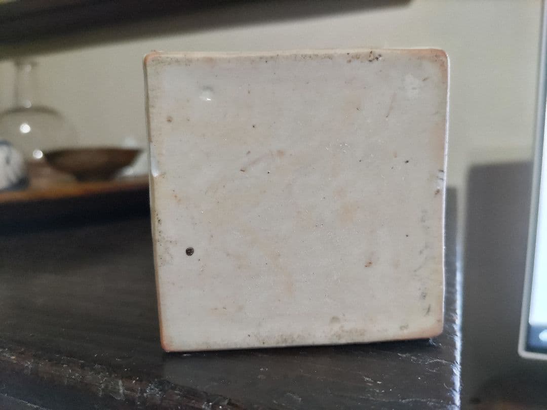 nozomi☆様　王地山焼　染付　角徳利（高21.5㎝）三田染付