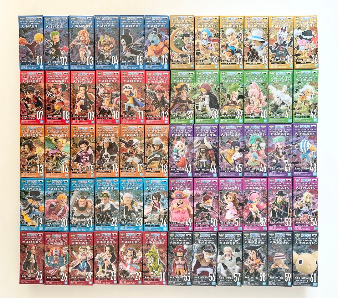 ワンピース 大海賊百景 ワールドコレクタブルフィギュア 全60種