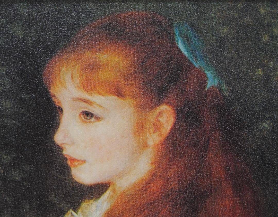 ルノワール ★ 少女 イレーヌ ★ 可愛いイレーヌ 人物画 絵画 美人画