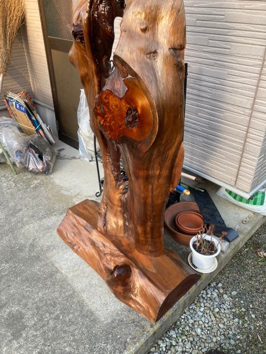 衝立　天然木　一枚板