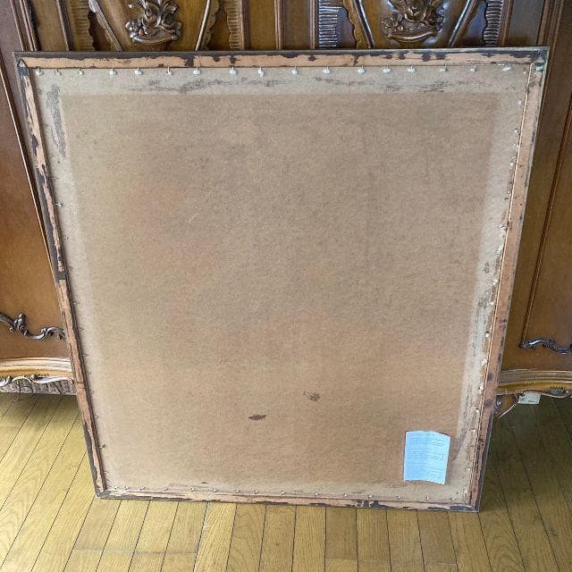 ヴィンテージ　フランス　シャルル・デュガソー　大判 額装 アート ポスター