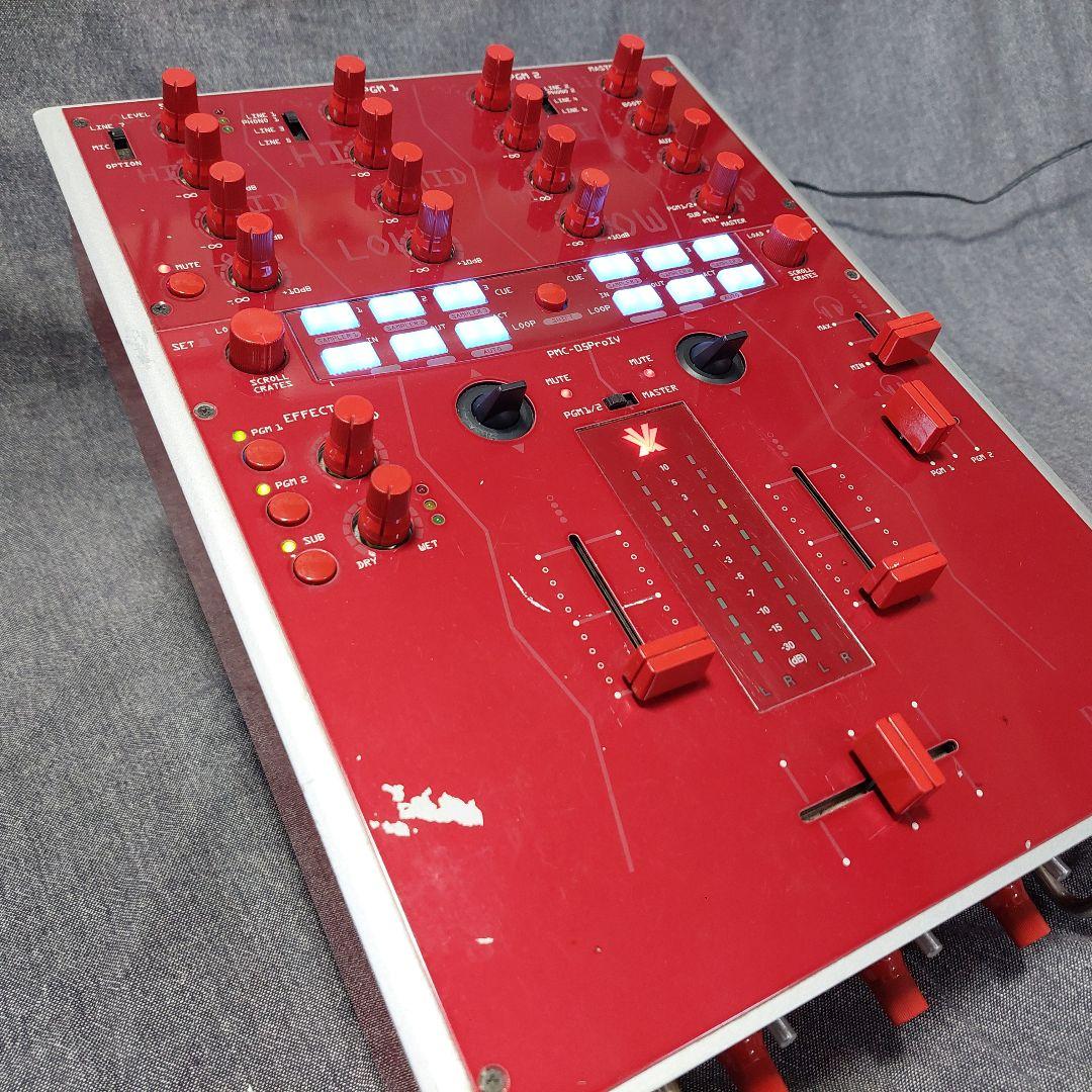 【動作確認済】Vestax PMC-05ProIV DJミキサー 赤 希少色