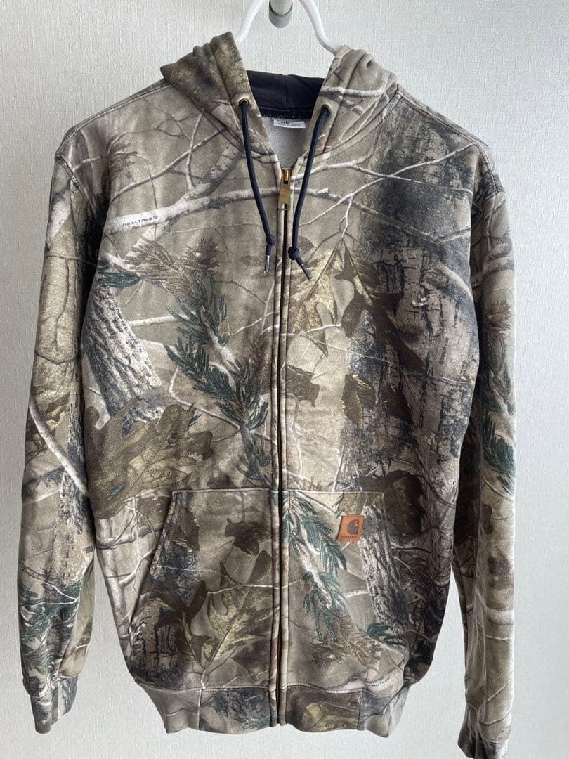 Carhartt 迷彩柄 フルジップパーカー
