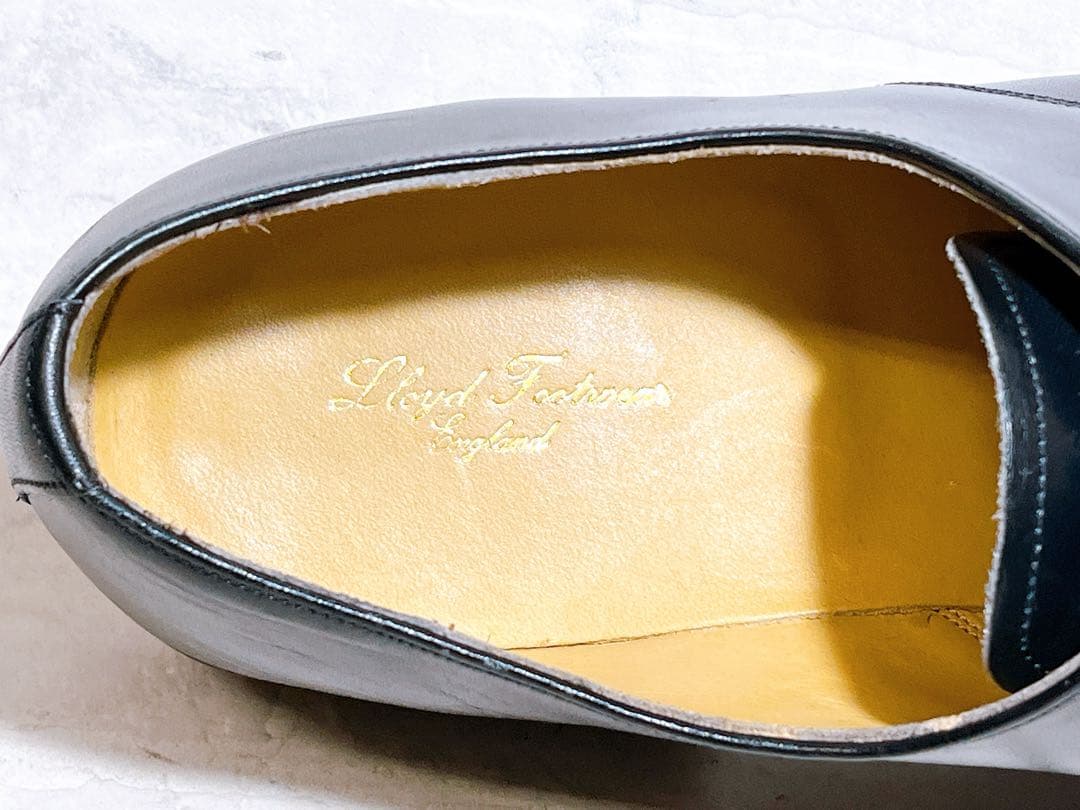 英国製【極美品】ロイドフットウェア 高級 ストレートチップ ビジネス UK7.5