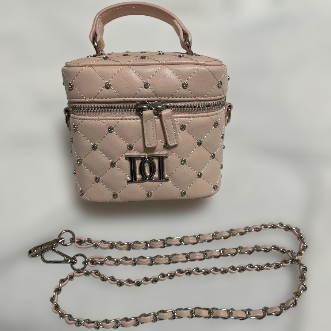 ダーリッチ キルティングショルダーバッグ ピンク