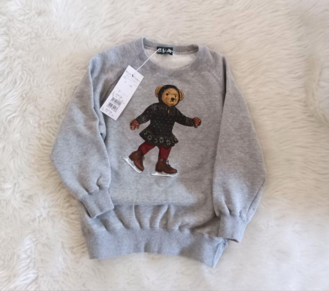 新品　ラルフローレン　スウェット　トレーナー　110 ポロベア　スケート