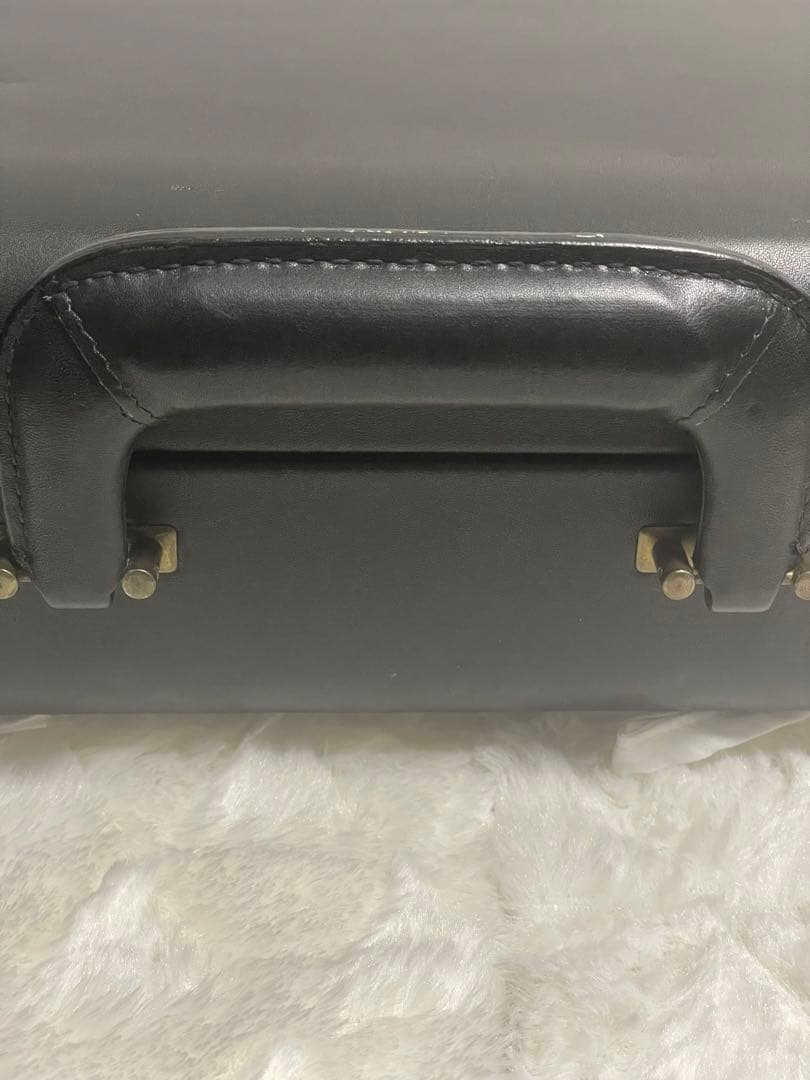 【激レア】COACH コーチ 黒 レザー アタッシュケース ダイヤルロック 鍵付