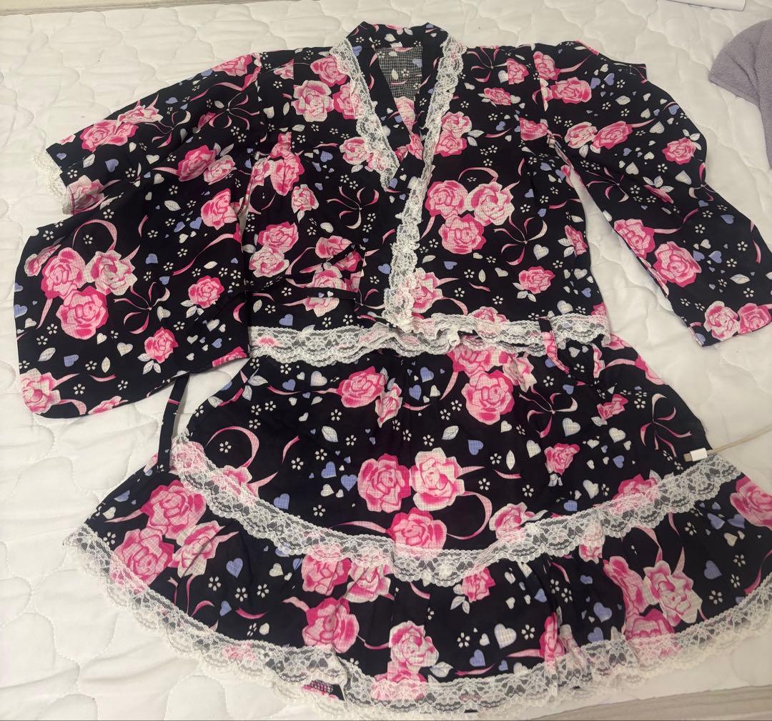 浴衣ドレス 地雷 量産 姫ギャル 140 150 160