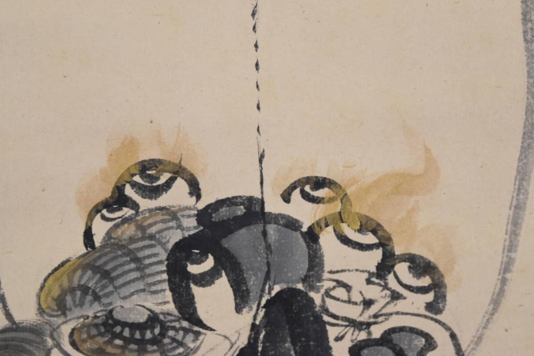 【真作】前川文嶺/宝船図/掛軸☆宝船☆AB-432