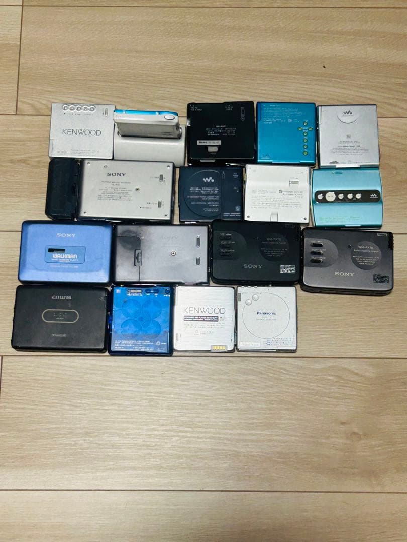 MDプレーヤーとカセットプレーヤーのセット ジャンク