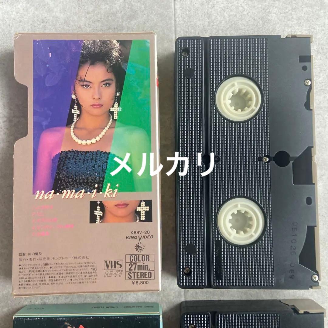 中山美穂　VHS 2本セット　86年　ビデオ　昭和アイドル　ファーストコンサート