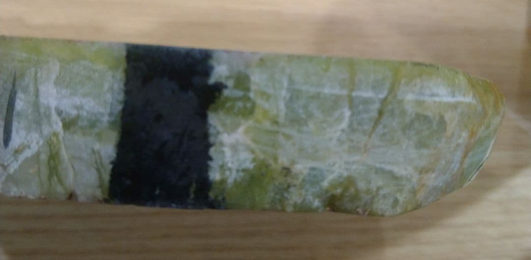 ヴィンテージ　中国　着色翡翠(?)　アート　森の作品　天然石パワーストーン　置物