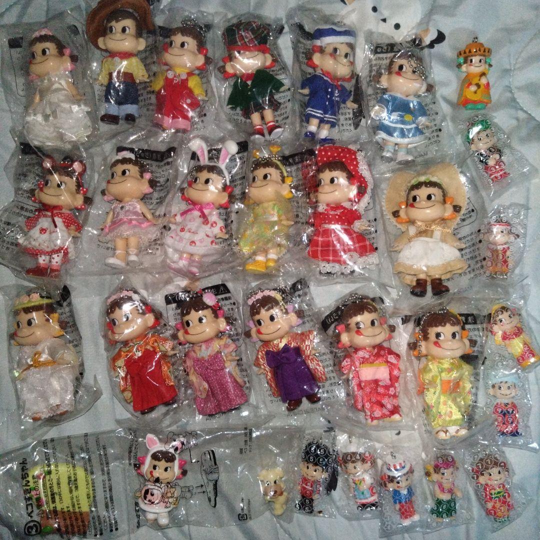 アイドルペコちゃん&プリティペコちゃん 不二家ペコポコマスコット人形 まとめ売り