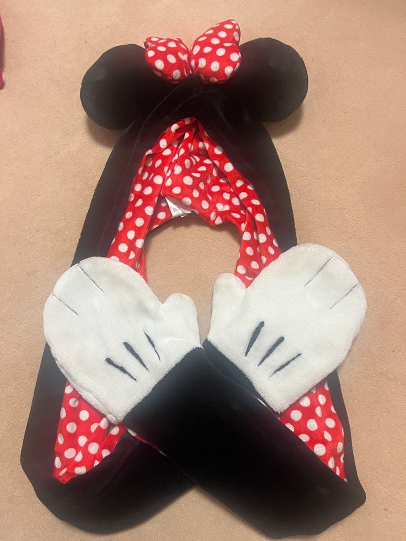 ミニーちゃん ファンキャップマフラー