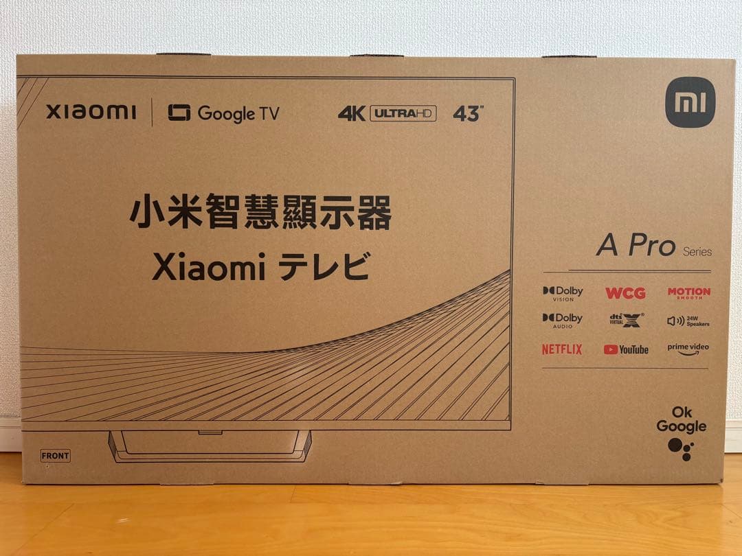 Xiaomi L43M8-A2TWN 43インチ液晶テレビ
