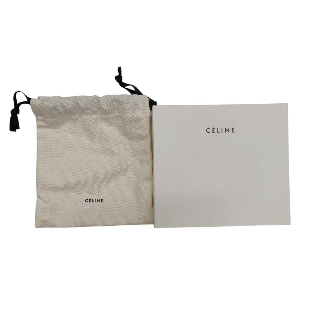 セリーヌ　スモールフォールデットマルチファンクション　グレー　ライトブルー