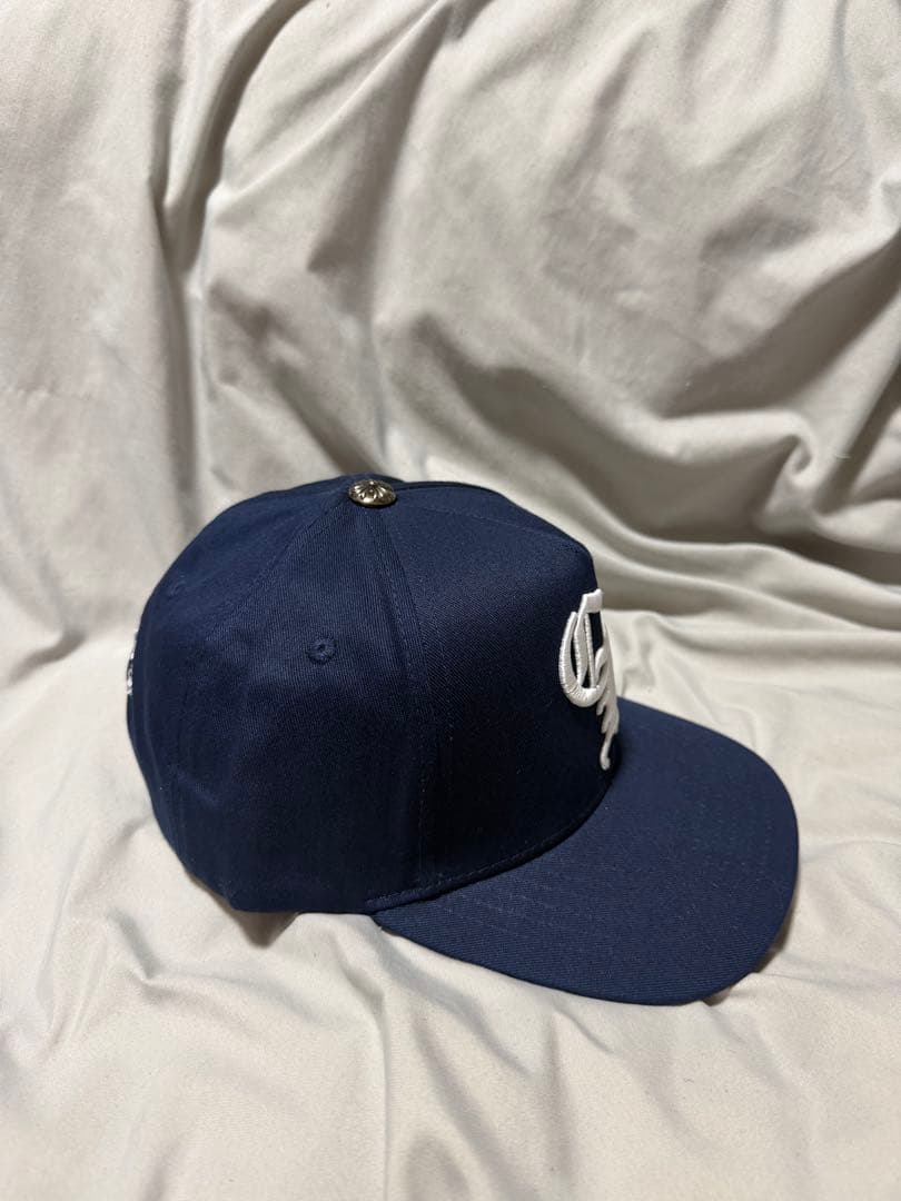 CHROME HEARTS ネイビー ベースボールキャップ CH刺繍