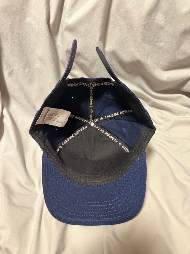 CHROME HEARTS ネイビー ベースボールキャップ CH刺繍