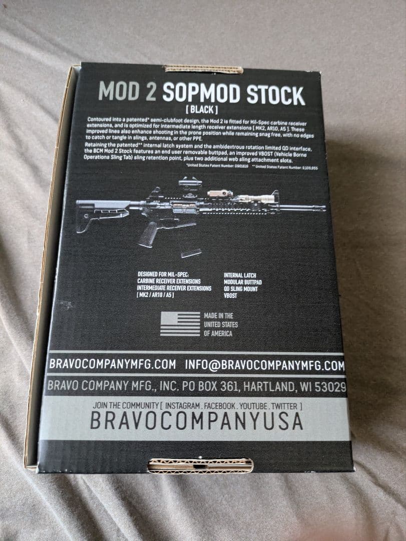 BCM SOPMOD MOD2 ストック 実物