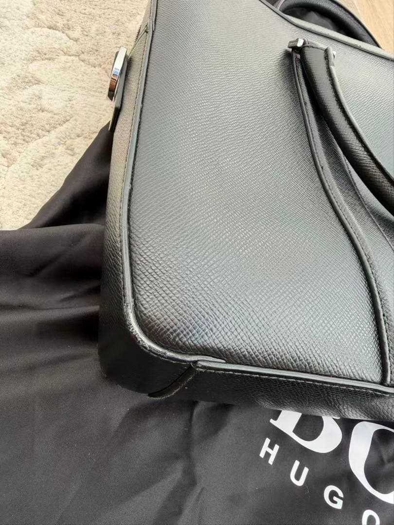 HUGO BOSS ブラック メンズビジネスバッグ