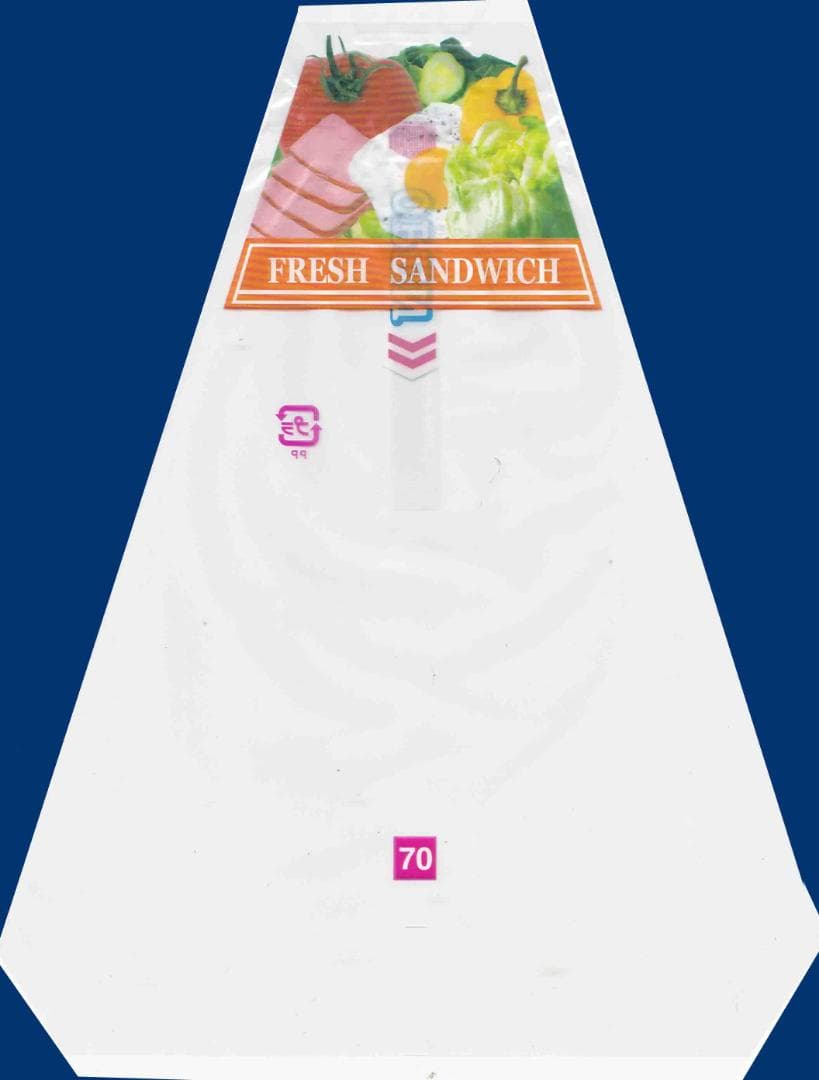 超特価 三角サンドイッチ袋CH三角サンド袋70mm幅 ５円／１枚　６０００枚箱