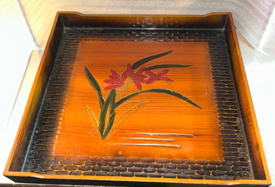 【昭和レトロ】和盆5枚セット