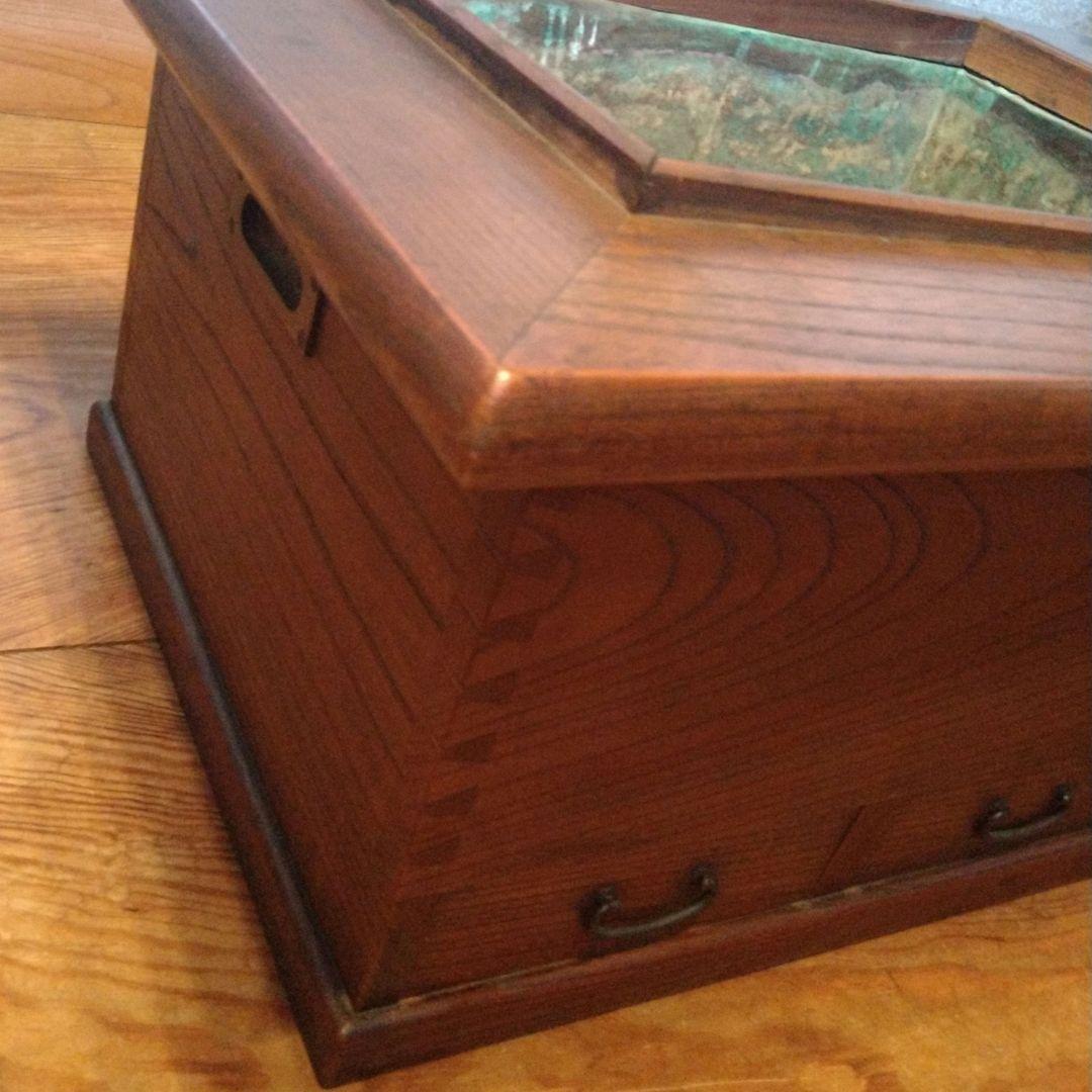 長火鉢　総欅造り