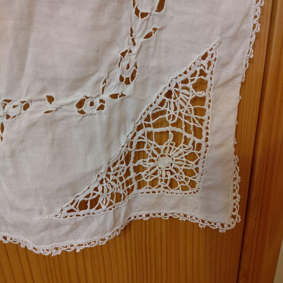 リネン アンティークレース カーテン／のれん 貴婦人 女性