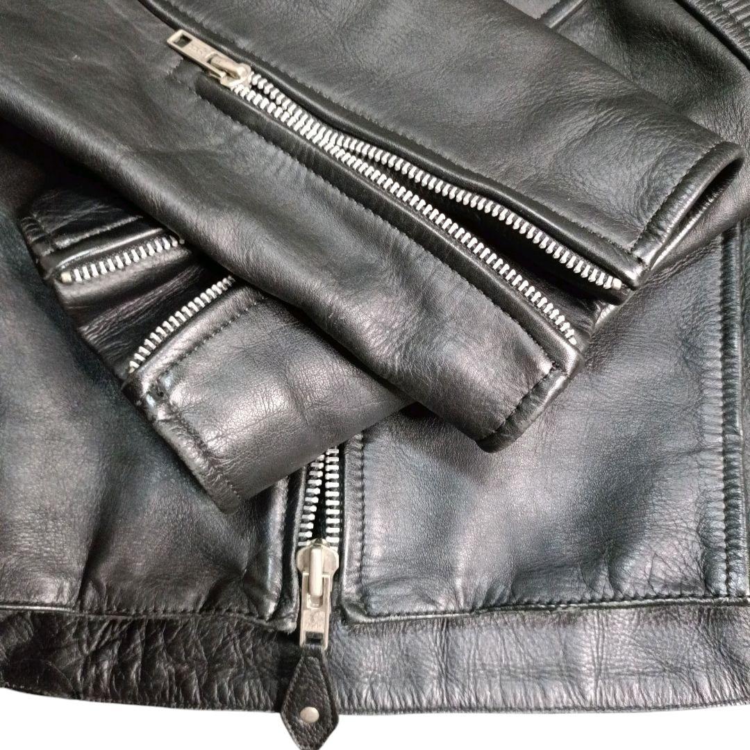 2XL✨Liugoo Leathers ボアライナー付 サイドジップ ライダース