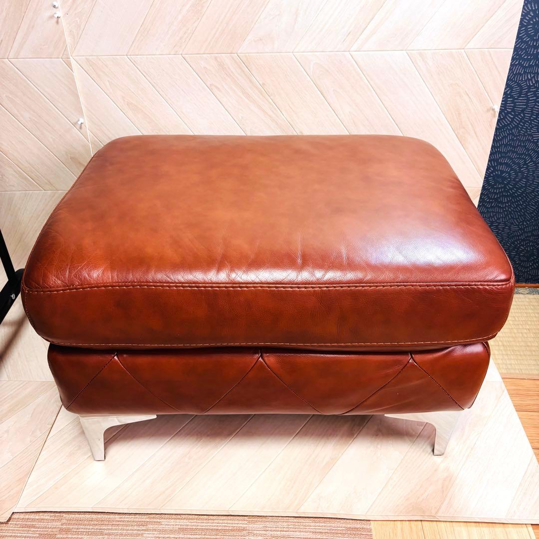 ワタリジャパン オットマン　ブラウン