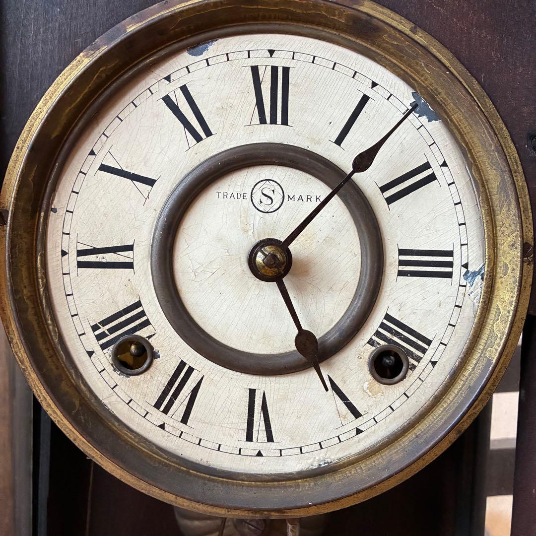 アンティーク掛時計　精工舎　セイコー　TRADE(S)MARK トレードマーク
