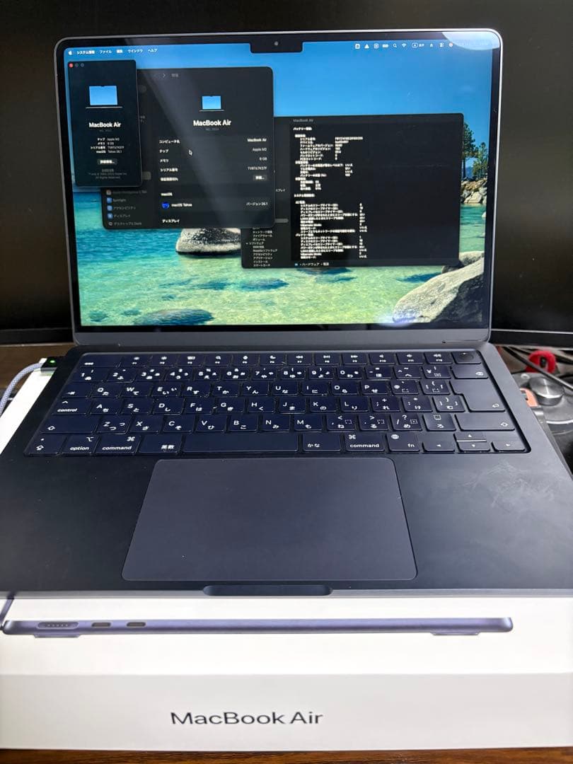 MacBook Air M2 13.6 ミッドナイト 8GB/256GB JIS