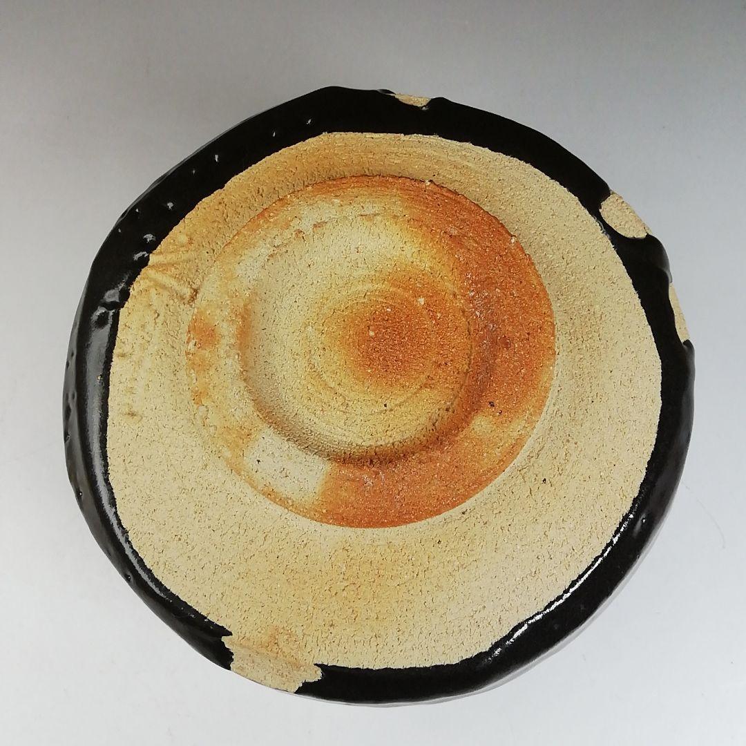 Ｗ１８　茶碗　『作山焼』『小池斉 造』　共箱　抹茶碗　茶道具