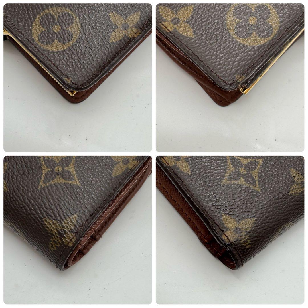 美品✨️ルイヴィトン　モノグラム　ヴィエノワ　二つ折り財布　財布　コンパクト