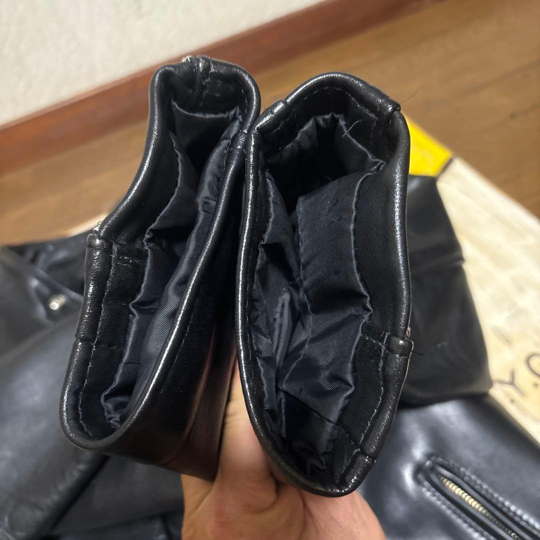 美品‼️新型schott141 42インチシングルライダース　インナーボア付