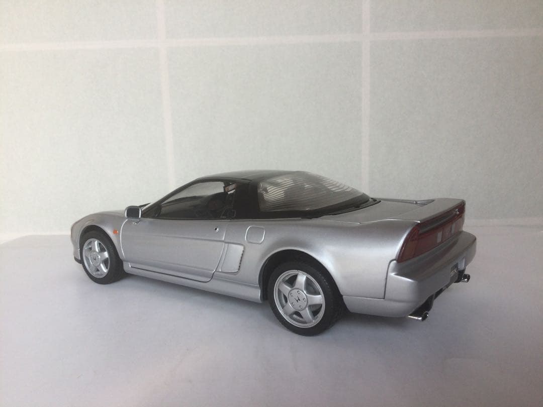 京商　ホンダ　NSX ミニカー　シルバー　1/18