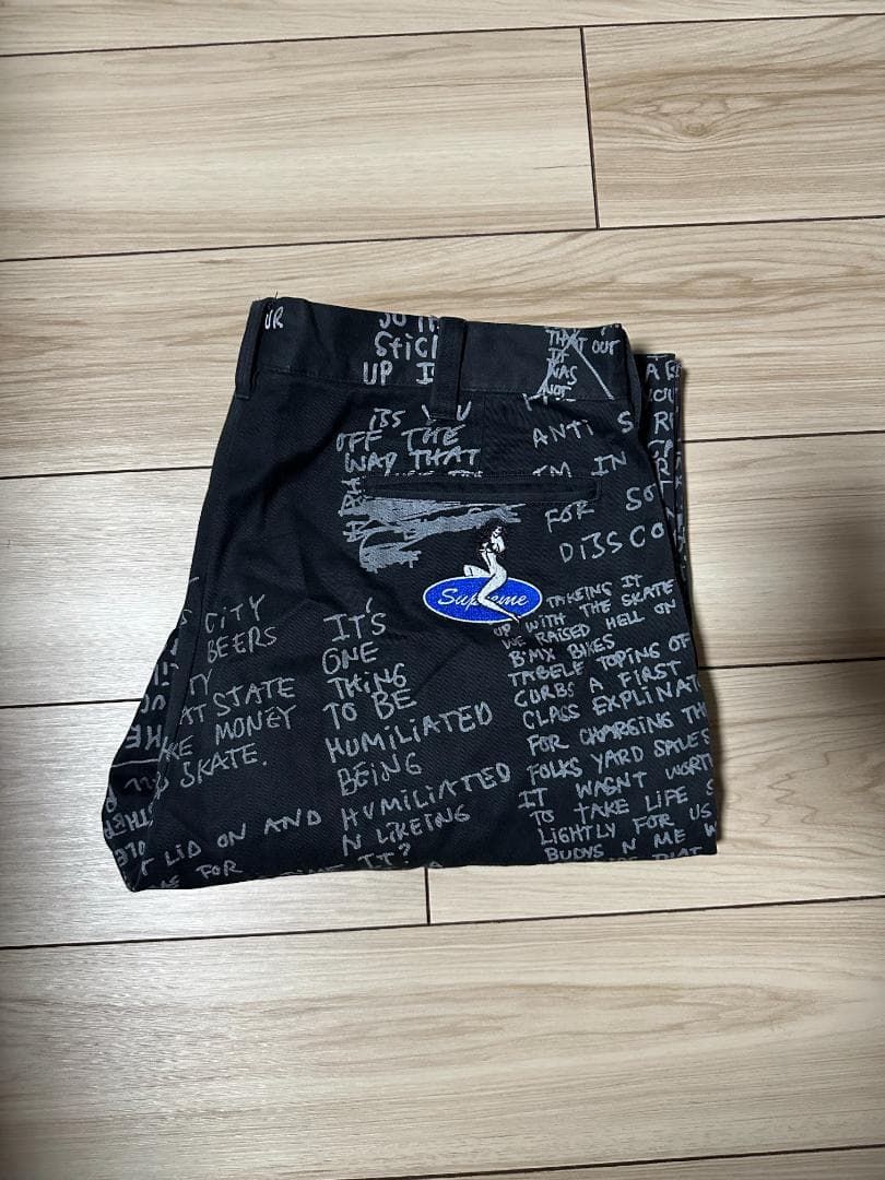 SUPREME Gonz Poems Chino Pant 34インチ