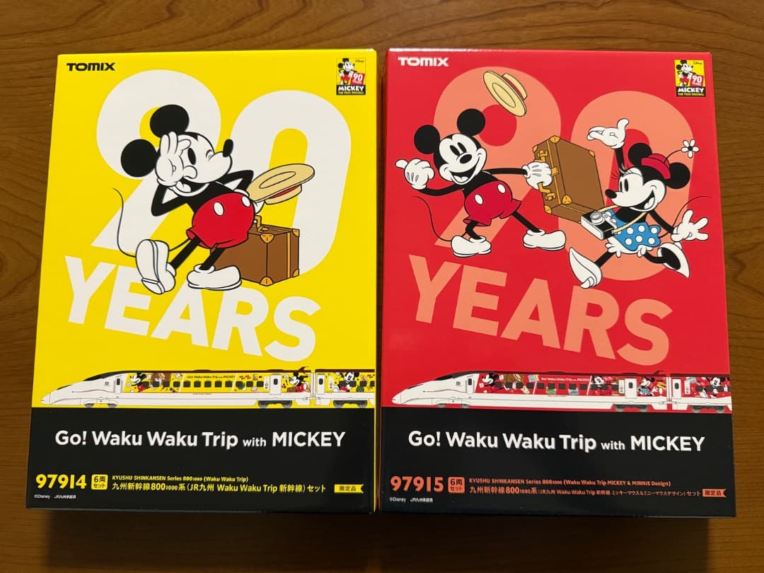 TOMIX 800系 九州新幹線ミッキーラッピング 97914・97915セット