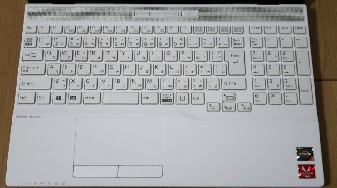 美品ジャンク 富士通LIFEBOOK AH50/E3 Ryzen 7 3750H