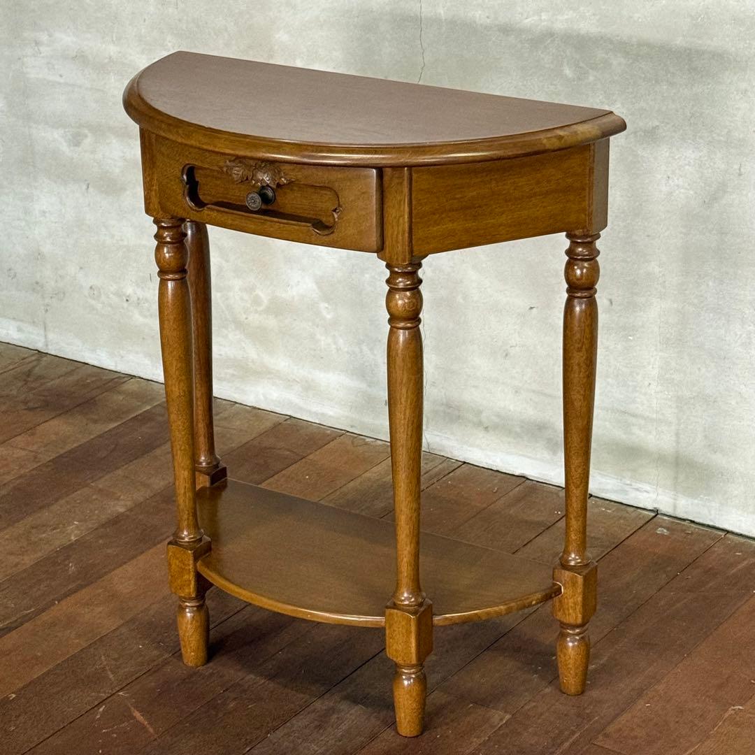 H15K3 D&A YOSHIKAWA オールドメゾン コンソール 葡萄彫刻