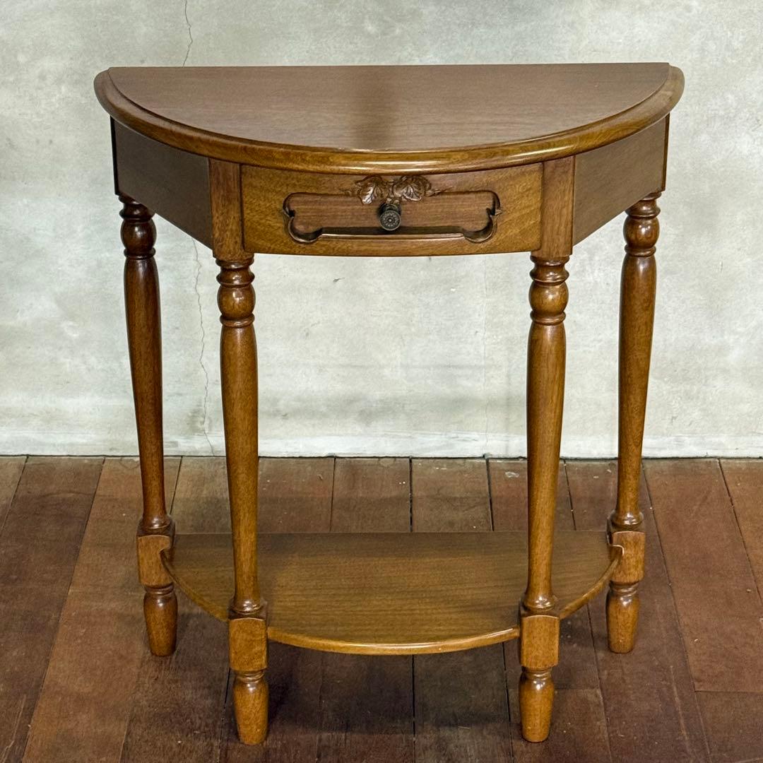 H15K3 D&A YOSHIKAWA オールドメゾン コンソール 葡萄彫刻