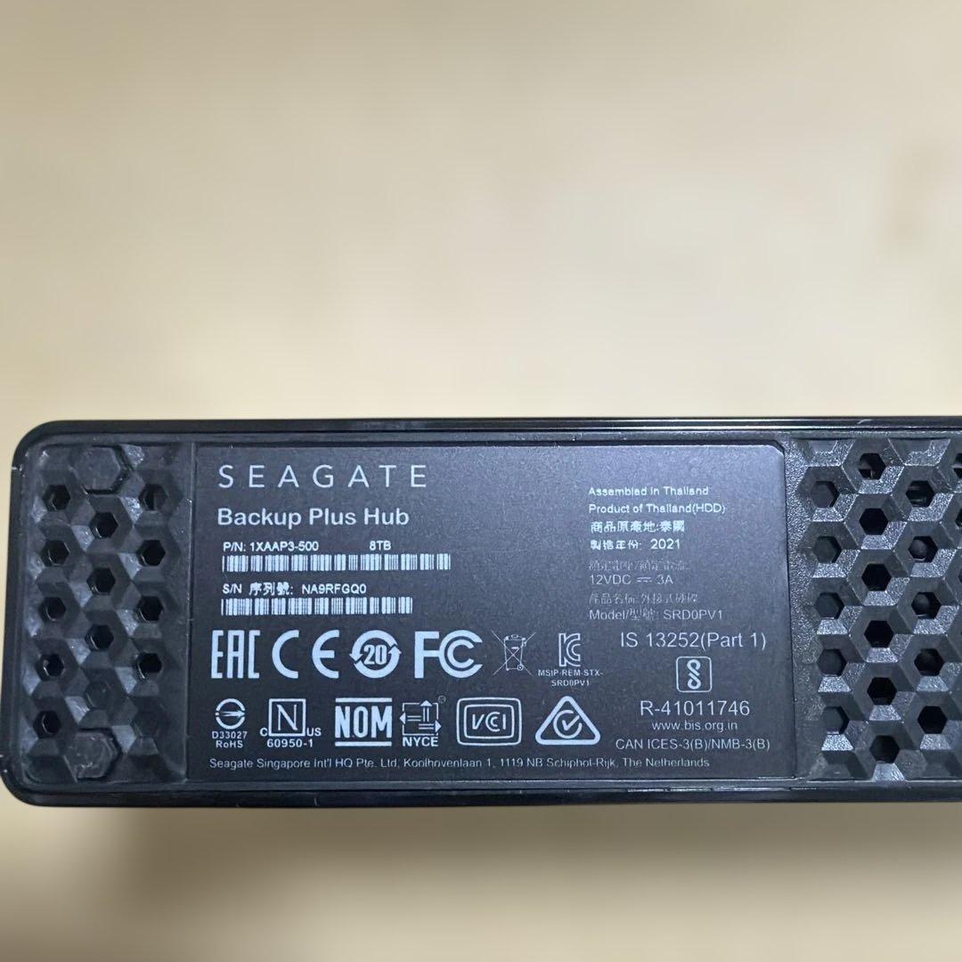 Seagate (シーゲイト) Backup Plus Hub 8TB