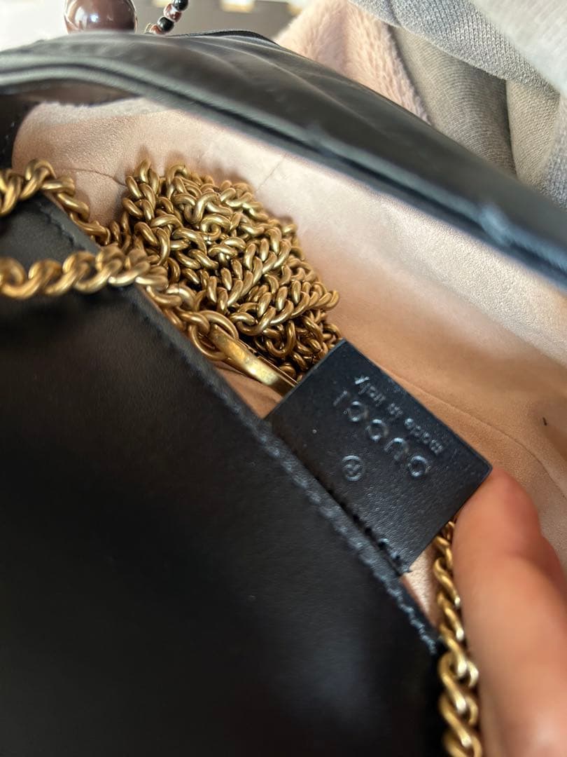 超美品　GUCCI マーモント スーパーミニバッグ すり替え防止対策済み