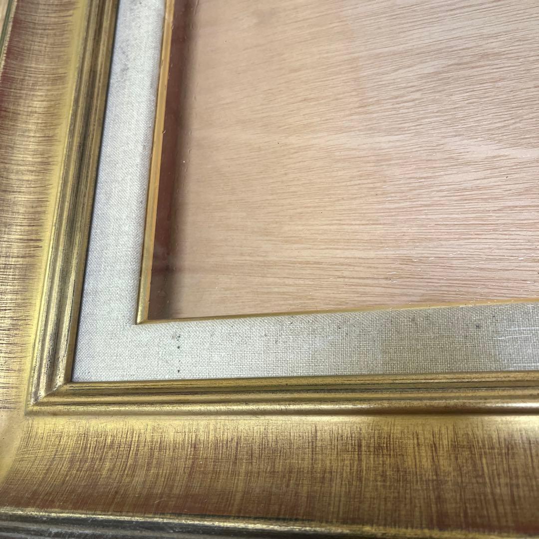 金色 木製 油彩額縁　F15