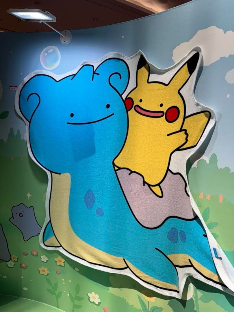 韓国ポケモンタウン2025限定 メタモン ピカチュウ ラプラス ビックタオル
