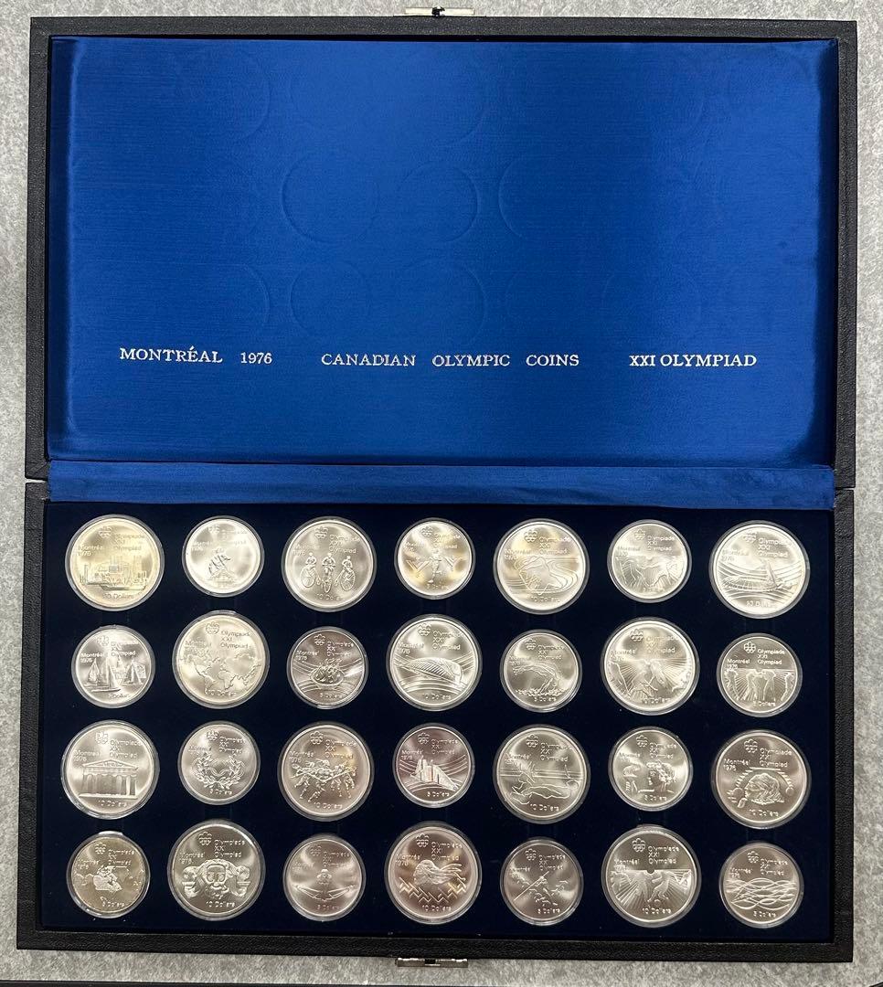 1976年 カナダ モントリオール オリンピック 記念 銀貨 28枚セット
