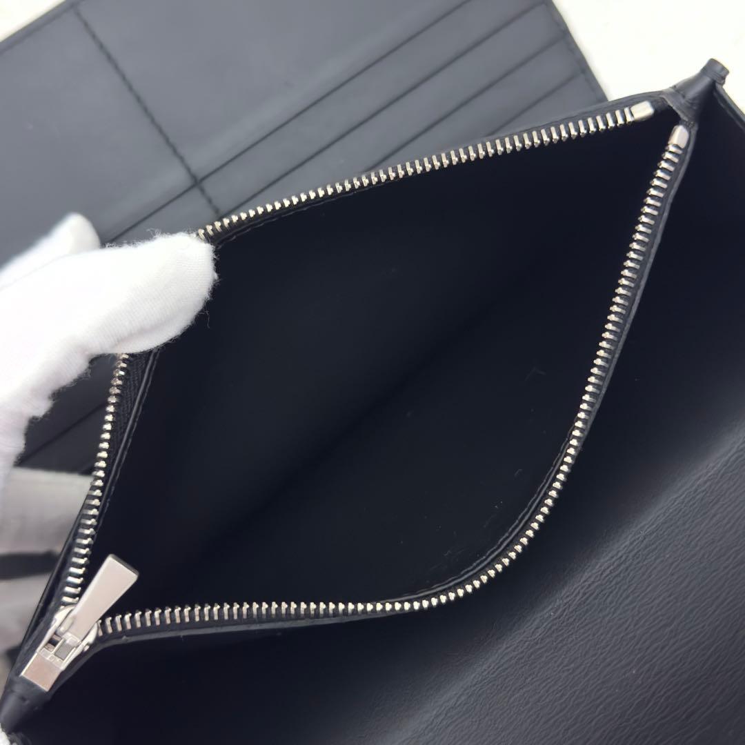 新品級✨CELINE セリーヌ トライフォールド 三つ折り 財布 ブラック